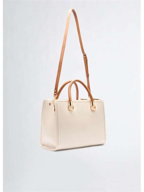 Cream and brown handbag Liu Jo | AA5008E0058.C3633